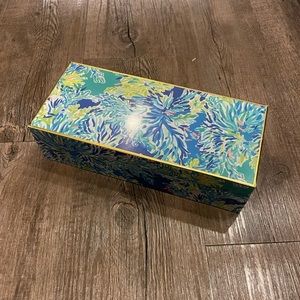 Lilly Pulitzer Medium Lacquer Box in Wade and Sea